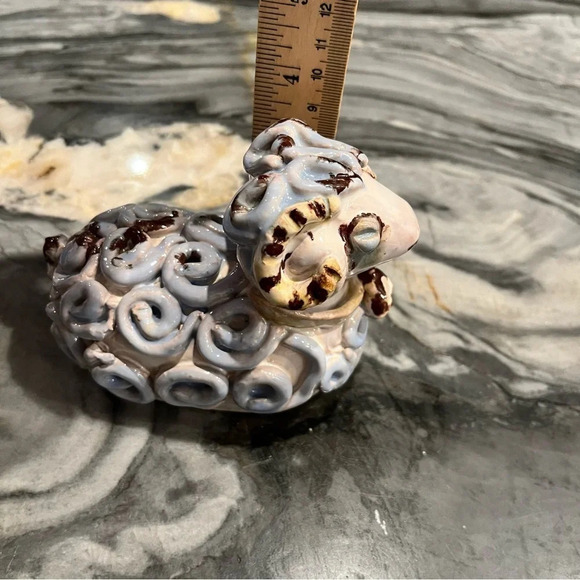 Studio Pottery Handmade Ram Figure Sculpture Capricorn Aries - Picture 11 of 11